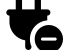 illustration of fontawesome/Solid/PlugCircleMinus