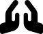 illustration of fontawesome/Solid/PrayingHands