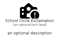 illustration for SchoolCircleExclamation
