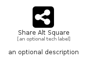 illustration for ShareAltSquare