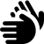illustration of fontawesome/Solid/SignLanguage