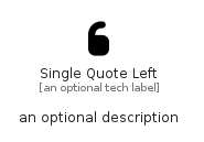 illustration for SingleQuoteLeft