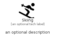 illustration for Skiing