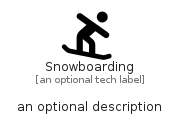 illustration for Snowboarding