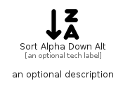 illustration for SortAlphaDownAlt