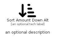 illustration for SortAmountDownAlt