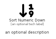 illustration for SortNumericDown