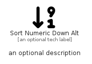 illustration for SortNumericDownAlt