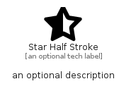 illustration for StarHalfStroke