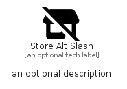 illustration for StoreAltSlash