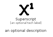 illustration for Superscript