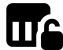 illustration of fontawesome/Solid/TableCellsRowUnlock