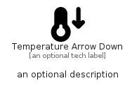 illustration for TemperatureArrowDown
