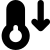 illustration of fontawesome/Solid/TemperatureArrowDown