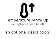 illustration for TemperatureArrowUp