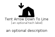 illustration for TentArrowDownToLine