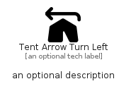 illustration for TentArrowTurnLeft