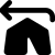 illustration of fontawesome/Solid/TentArrowTurnLeft