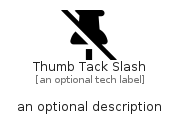 illustration for ThumbTackSlash