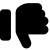illustration of fontawesome/Solid/ThumbsDown
