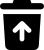 illustration of fontawesome/Solid/TrashArrowUp