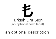 illustration for TurkishLiraSign