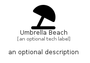 illustration for UmbrellaBeach