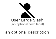 illustration for UserLargeSlash