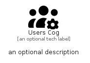 illustration for UsersCog