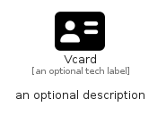 illustration for Vcard