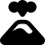 illustration of fontawesome/Solid/Volcano