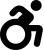 illustration of fontawesome/Solid/WheelchairMove
