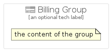 illustration for BillingGroup