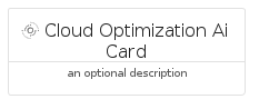 illustration for CloudOptimizationAiCard