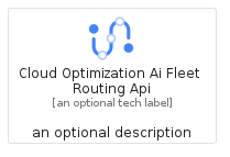 illustration for CloudOptimizationAiFleetRoutingApi
