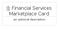 illustration for FinancialServicesMarketplaceCard