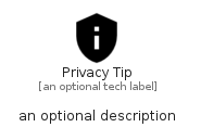 illustration for PrivacyTip