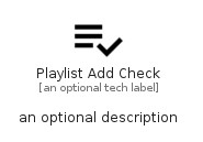 illustration for PlaylistAddCheck