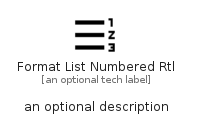 illustration for FormatListNumberedRtl