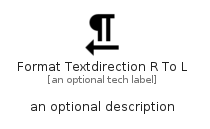 illustration for FormatTextdirectionRToL