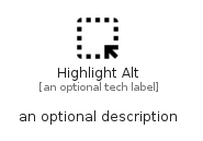 illustration for HighlightAlt