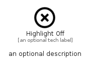 illustration for HighlightOff