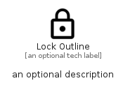 illustration for LockOutline