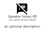 illustration for SpeakerNotesOff