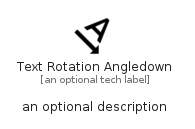 illustration for TextRotationAngledown
