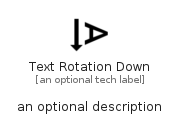 illustration for TextRotationDown