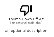 illustration for ThumbDownOffAlt