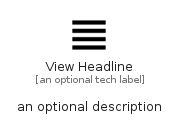 illustration for ViewHeadline