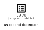 illustration for ListAlt