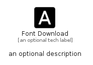 illustration for FontDownload